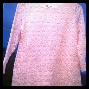 Ladies pullover blouse 3/4 length
